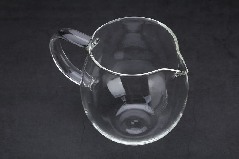 [Australia - AusPower] - I-MART Small Glass Pitcher, Glass Milk Pitcher, Glass Creamer Pitcher, Glass Tea Pitcher (13.5 Ounce) 13.5 Ounce 