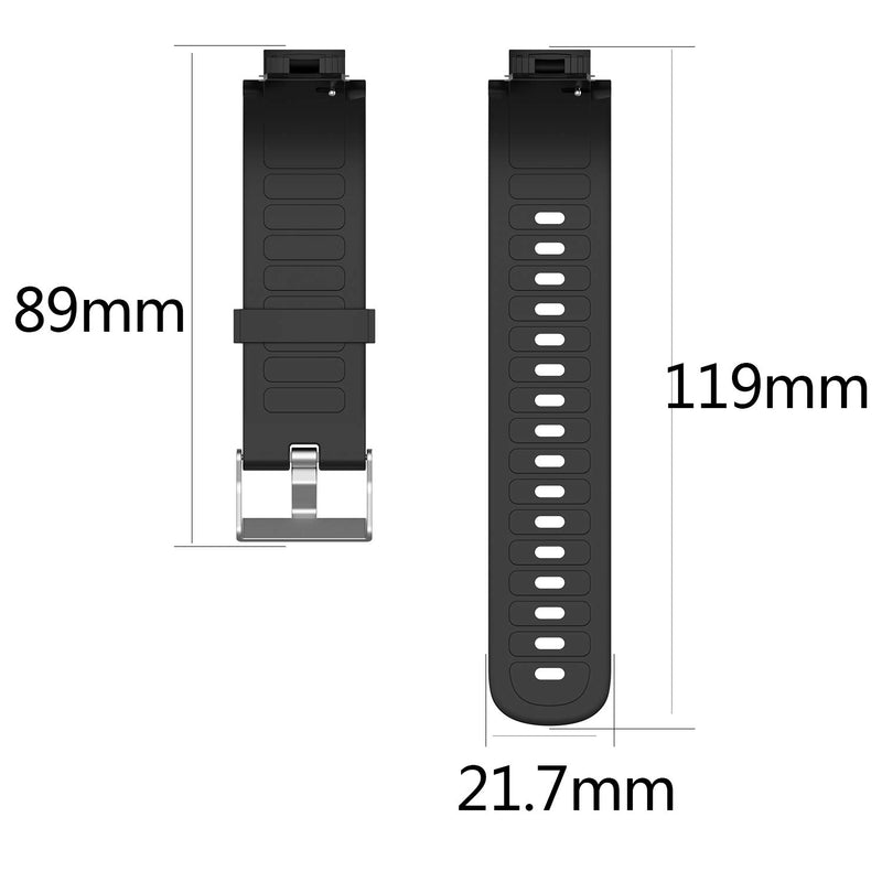 [Australia - AusPower] - QGHXO Band for Amazfit Verge, Soft Silicone Replacement Band for Amazfit Verge/Verge lite Smartwatch (No Tracker, Replacement Bands Only) 5Pcs Girls 
