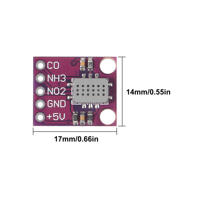 [Australia - AusPower] - MICS-6814 Gas Sensor Carbon Air Quality Detection Numerical Sensor Module for Arduino 