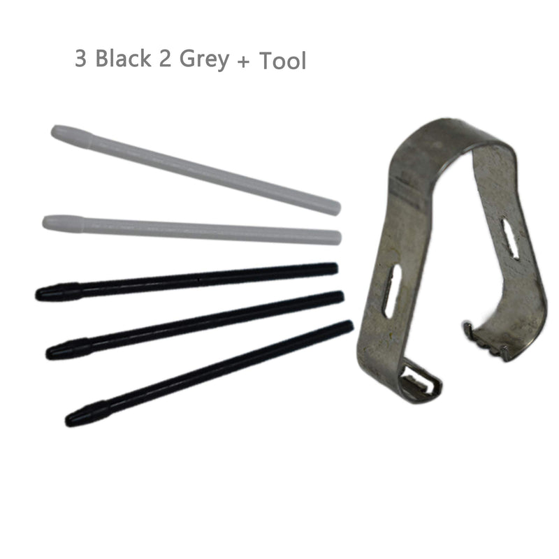 [Australia - AusPower] - CaoXiong Touch Stylus Pen Pointer Pen for Samsung Galaxy Tab S4 EJ-PT830B T835 T837 + Replacement Tips/Nibs Black 