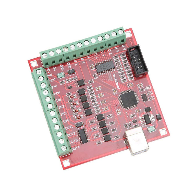 [Australia - AusPower] - CNC USB100Khz Break Out Board Support Stepper Motor Drive Servo Drive Red MACH3 