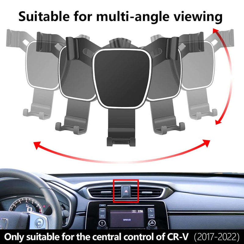 [Australia - AusPower] - LUNQIN Car Phone Holder for 2017-2022 Honda CR-V CRV SUV Auto Accessories Navigation Bracket Interior Decoration Mobile Cell Phone Mount 