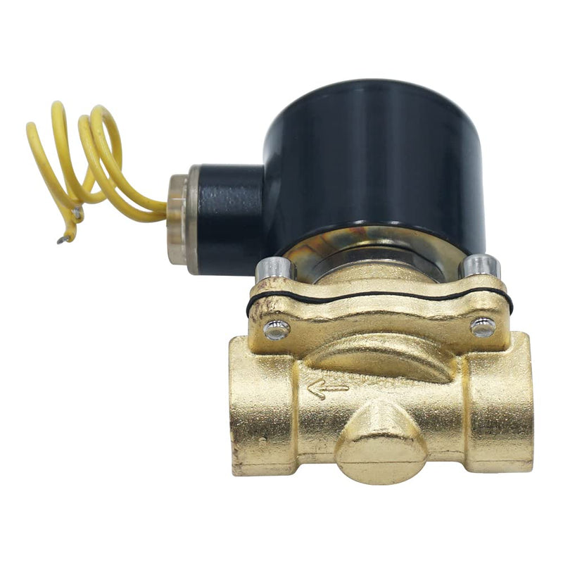 [Australia - AusPower] - Triumilynn Humidifier Solenoid Water Valve, 3/4" AC 110V Electric Solenoid for Valve Air Water Gas NPT Thread 3/4"-110V 