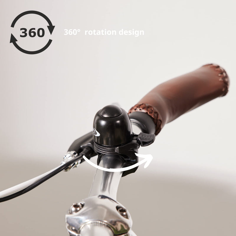 [Australia - AusPower] - N+1 Macaron Brass Bike Bell - Classic Bicycle Bell with Double Sound Ringer for Kid Bikes, Road Bikes, Mountain Bikes 