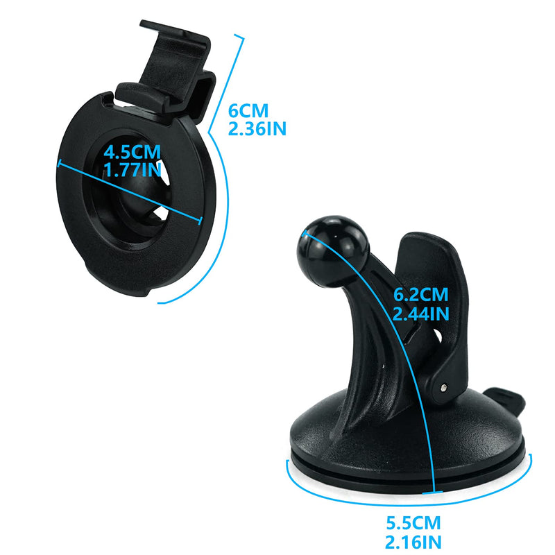[Australia - AusPower] - BOROLA Car Windshield Suction Cup Mount Holder Cradle Compatible for Garmin Nuvi 52 Garmin Nuvi 42 42LM 44 44LM 52 52LM 54 55 65 2457LMT 2497LMT 2577LT 2597LM 2597LMT 2558LMTHD 2598LMTHD GPS 