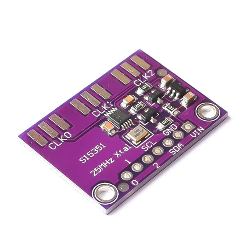 [Australia - AusPower] - WSDMAVIS 3Pcs Si5351 I2C 25MHz Programmable Clock Generator Breakout Board 8KHz to 160MHz High Frequency Signal Generator Fit for Replacing Crystals PLLs 