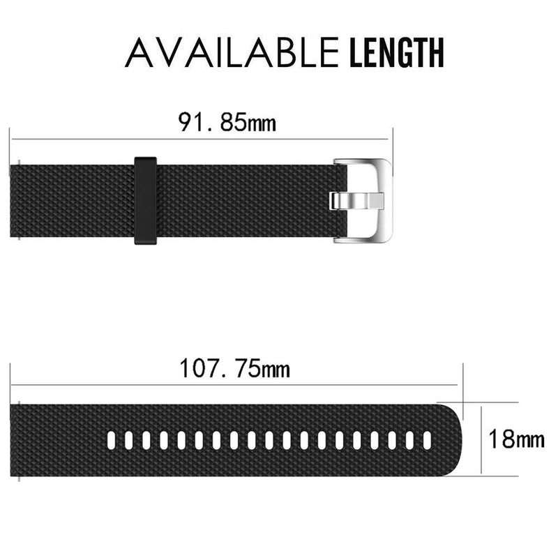 [Australia - AusPower] - QGHXO Band for Garmin Vivoactive 4S, Soft Silicone Replacement Watch Band for Garmin Vivoactive 4S/ Vivomove 3S/ Venu 2S Smartwatch (No Tracker, Replacement Bands Only) 5PCS Bands-Girl 