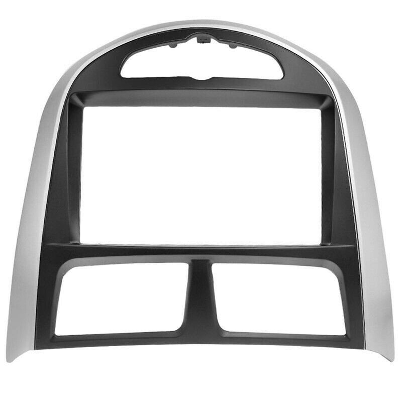 [Australia - AusPower] - Mhakrl Car Center Stereo Audio Radio DVD GPS Plate Panel Frame Fascias Replacement Fit For Hyundai i-25 Accent Solaris Verna 2010+, for DODGE Attitude 2011+ 2 Din Dash Trim Kit 