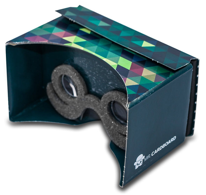 [Australia - AusPower] - Google Cardboard POP! Cardboard + Free Head Strap and Cushion. for Android and iPhone up to 6 inches. Including Lenses. 3D Glasses VR Glasses Virtual Reality Viewer VR Goggles. 