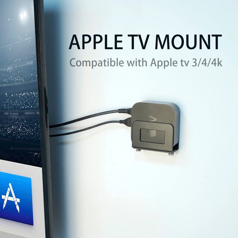 [Australia - AusPower] - Monzlteck Adjustable Small Device Wall Mount Holder for Apple TV,ROKU,Router,Modem and Other Media Players 