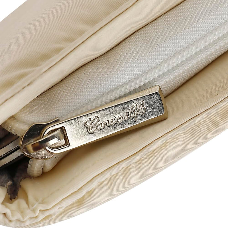 [Australia - AusPower] - Canvaslife Puffy Laptop Sleeve 13 Inch 13.5 Inch, Quilted Puffer Laptop Case for Women, Pillow Case Compatible for 12.9 inch,MacBook Pro Air 13", 13.5 inch and 12.5 inch-13.3 inch Laptop (Beige) 12.5 inch-13.5 inch Beige 
