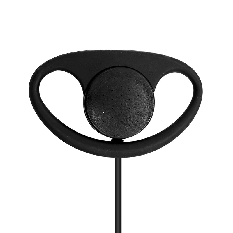 [Australia - AusPower] - RATAOK D Shape Loop Ring Earpiece Surveillance Ear Piece Walkie Talkie Radio Headset with PTT Microphone for HYTERA HYT BD502 BD502i PD502 PD562 TC-508 TC-580 