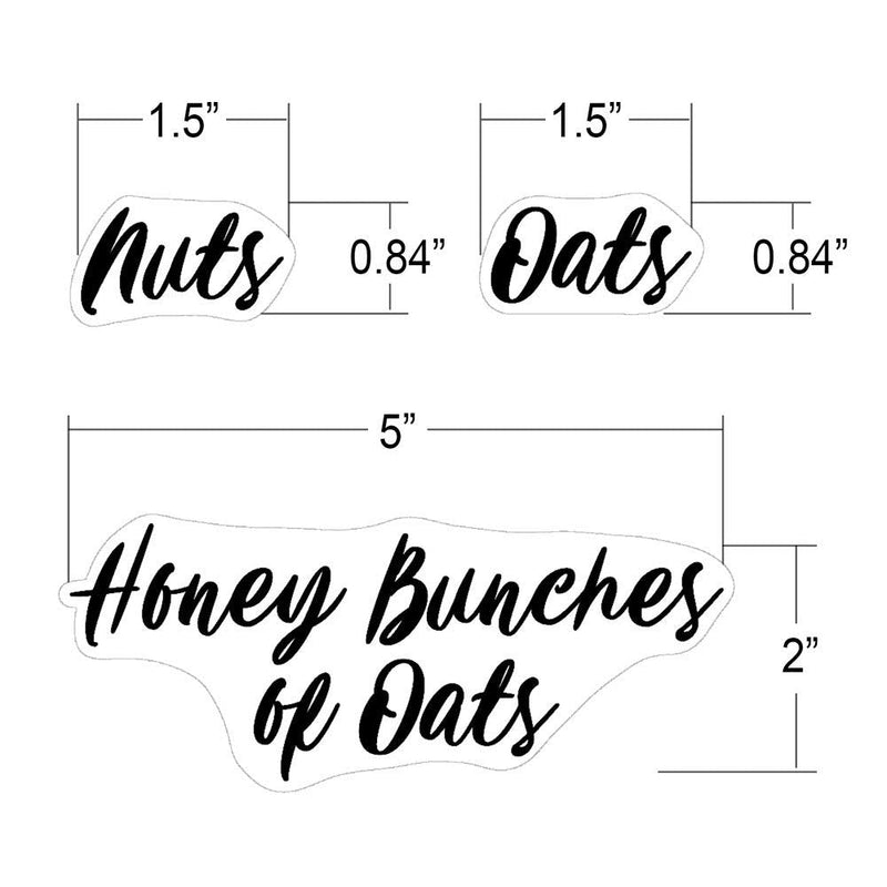 [Australia - AusPower] - SWOMMOLY 243 Cursive Pantry Labels Set. Water Resistant Food Pantry Label Sticker. Complete Jar Container Decals for Pantry Organization Storage Black 