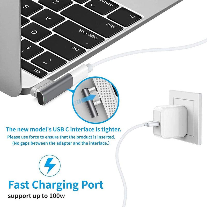 [Australia - AusPower] - Sisyphy Magnetic USB C Adapter, 40Gbps 24Pins Type-C Connector Compatible with Thunderbolt3 USB4.0, 100W PD Charge, 8K@60Hz 4K@144Hz Video Output, Compatible for MacBook Pro Air and More Type C Device Gray · 24Pin 6K 