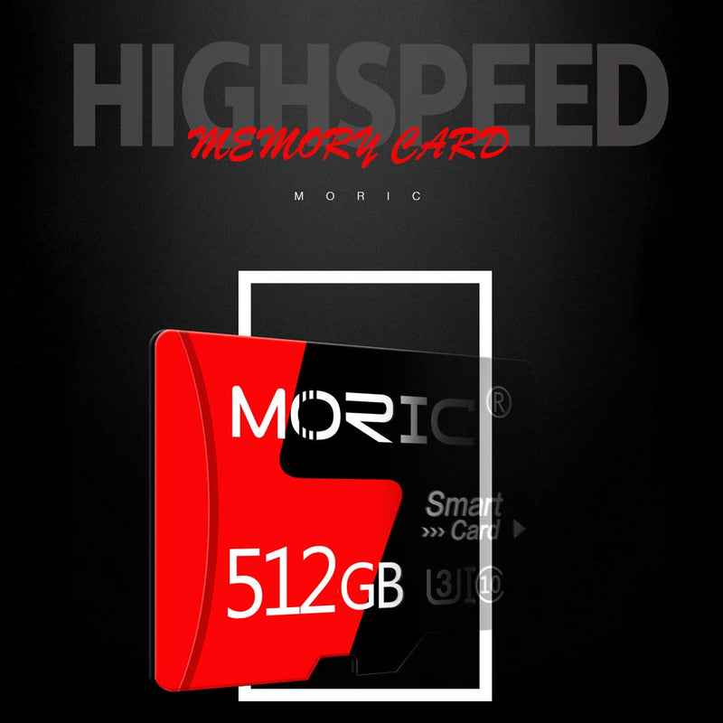 [Australia - AusPower] - 512GB Micro SD Cards Memory Cards Class 10 High Speed Ultra Micro SDXC for Android Phones/PC/Computer/Camera 