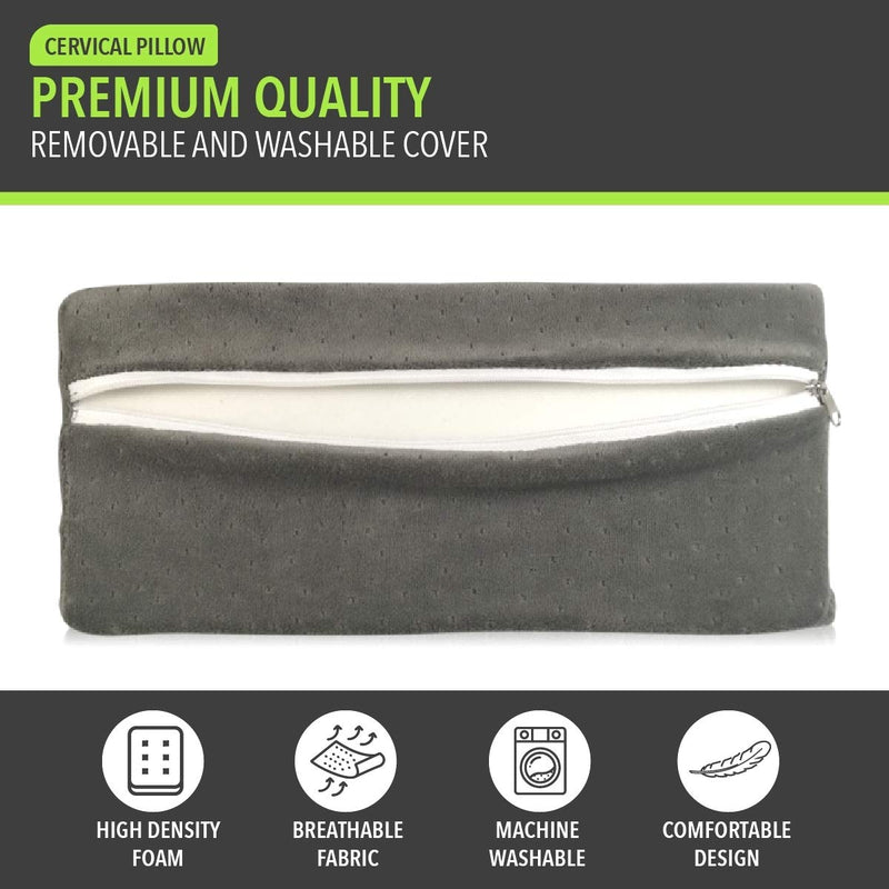 [Australia - AusPower] - Lumia Wellness Cervical Traction Wedge Pillow - Neck and Shoulder Relaxer, Cervical Spinal Correction, TMJ Pain Relief, Chiropractic Stretcher 