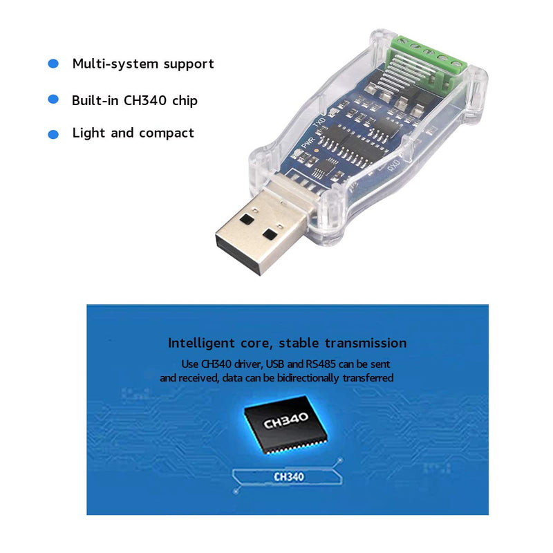 [Australia - AusPower] - DSD TECH SH-U08A USB to RS422 RS485 Adapter with CH340E Chip for Windows 10,8,7 