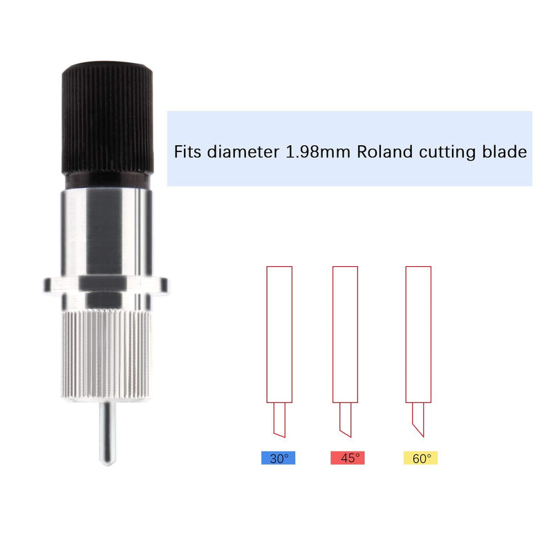 [Australia - AusPower] - HQMaster Blade Holder Base for Roland Cutting Plotter Vinyl Cutting Cutter Blade Holder Replacement 