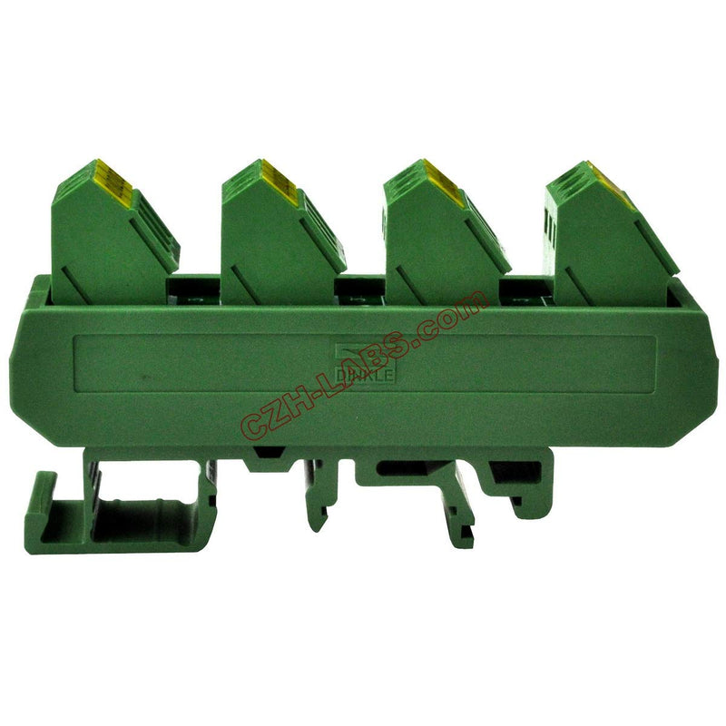 [Australia - AusPower] - Electronics-Salon Slim DIN Rail Mount 16A/300V 4x3 Position Screw Terminal Block Distribution Module. 