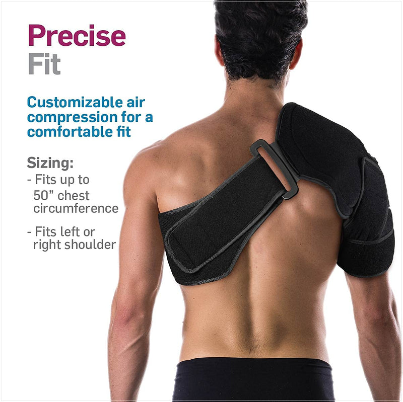 [Australia - AusPower] - NatraCure Hot or Cold and Compression Shoulder Support with Extra Gel Pack 
