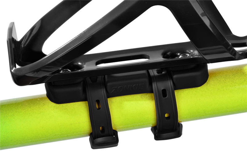 [Australia - AusPower] - ZONKIE Bicycle Bottle Cages, Plastic Bike Bottle Holder with Cage Mounting Base Black 