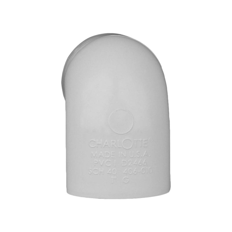 [Australia - AusPower] - CHARLOTTE PIPE 1 SCH. 40/90 DEG ELL SXS Contract Pack Pressure (10 Unit Bag) 1 Inch ( Bag qty: 10 ) White 