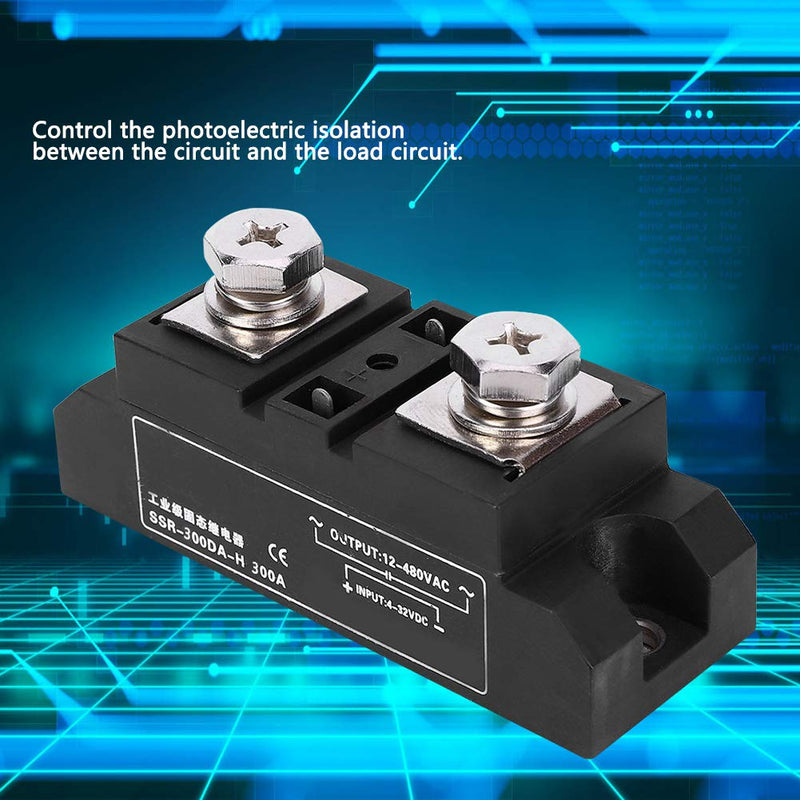 [Australia - AusPower] - Solid State Relay, SSR-300DA-H Relay High Power Industrial Grade Solid State Relay Parts Electrical Supplies 