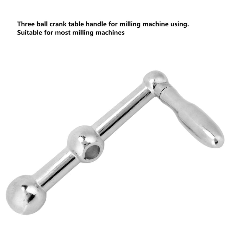 [Australia - AusPower] - LANTRO JS D26 Milling Machine Ball Table Handle 3 Ball Crank Handle for Bridgeport Milling Machine 