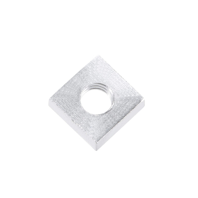 [Australia - AusPower] - uxcell Square Nuts, M3x6mmx2mm Zinc-Plated Metric Coarse Thread Assortment Kit, 100 Pcs 