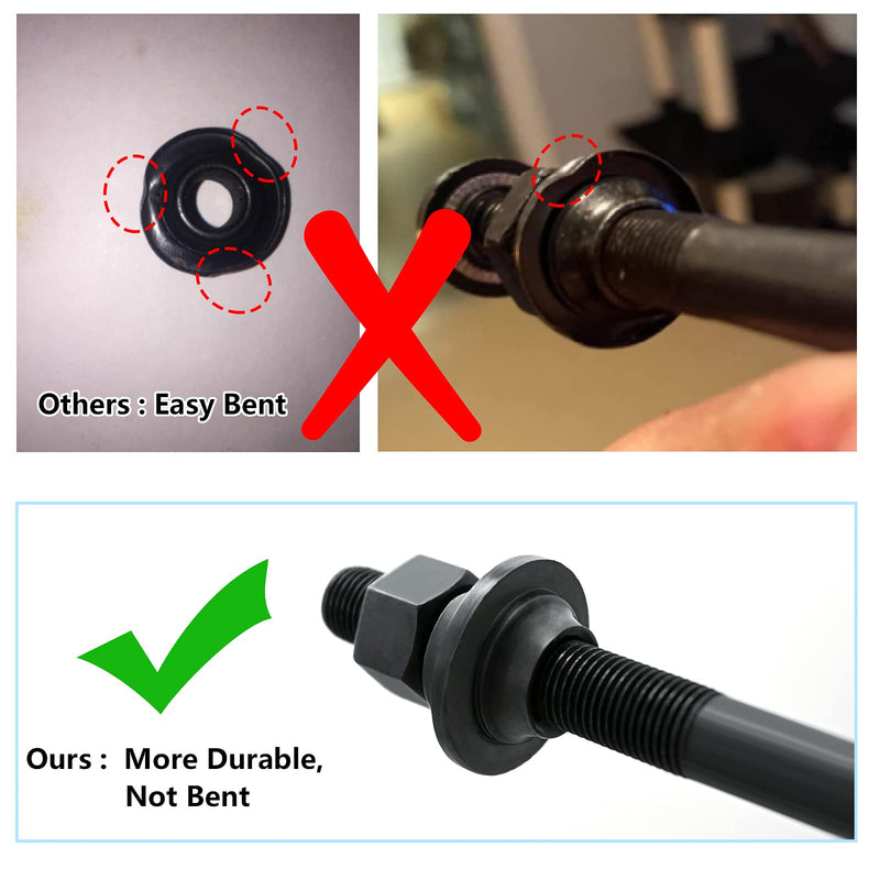 [Australia - AusPower] - AiTuiTui 1 Pair Bike Quick Release Axle Skewer Bicycle Hub Parts, Front & Rear Axle Hollow Shaft Kit Replacement for Road Bike, Mountain Bike, MTB, BMX 