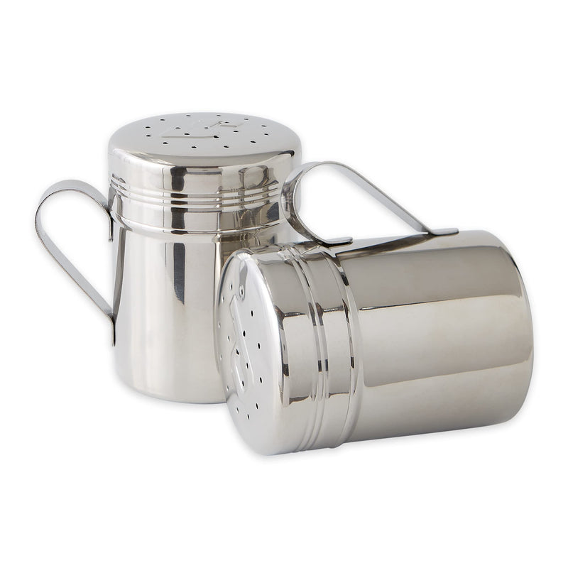 [Australia - AusPower] - RSVP Endurance 18/8 Stainless Steel Stove Top Salt and Pepper Shakers, 10 ounce (.3L) 