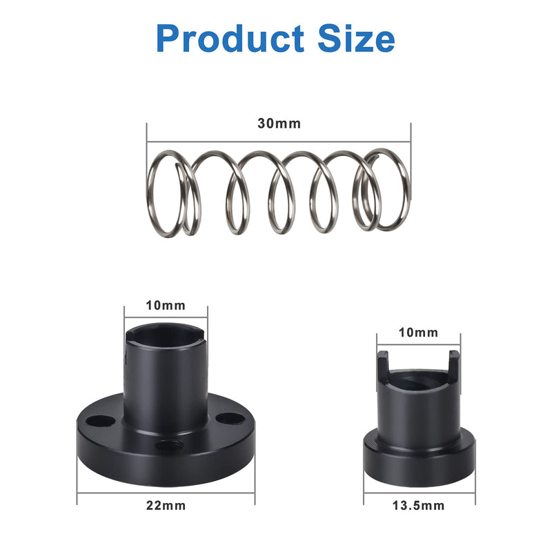 [Australia - AusPower] - Cnloyua Tr8x2 T8 POM Anti-Backlash Nuts, Low-Noise nut with self-lubricating Property, Replacement for 3D Printers Such as Ender3 / Anet 8 / CR-10 / i Mega 3 etc 