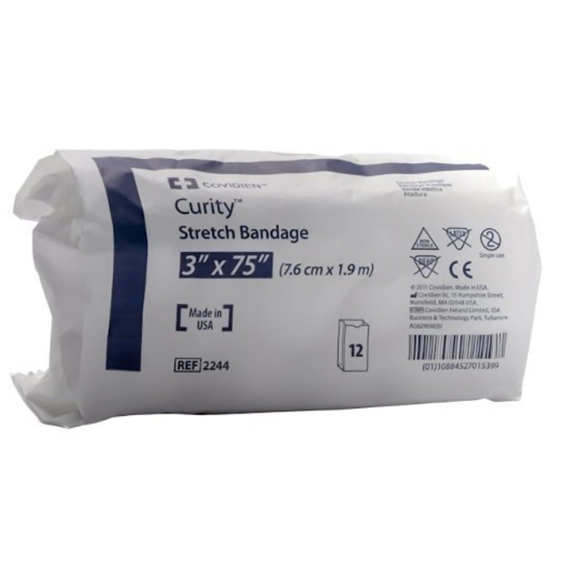 [Australia - AusPower] - Covidien COV-2244 Curity Stretch Bandage, 3" x 75" Size (Pack of 96) 