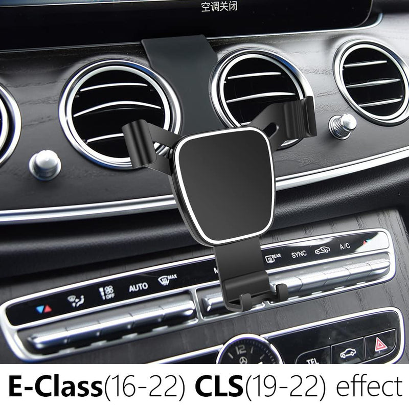 [Australia - AusPower] - LUNQIN Car Phone Holder for 2016-2022 Mercedes Benz E Class E300 E200 E260 E220d 2018-2022 CLS Class CLS350 CLS450 Auto Accessories Navigation Bracket Interior Decoration Mobile Cell Phone Mount 