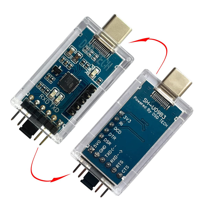 [Australia - AusPower] - DSD TECH SH-U09B3 USB Type C to TTL Serial Adapter with CP2102N Chip 
