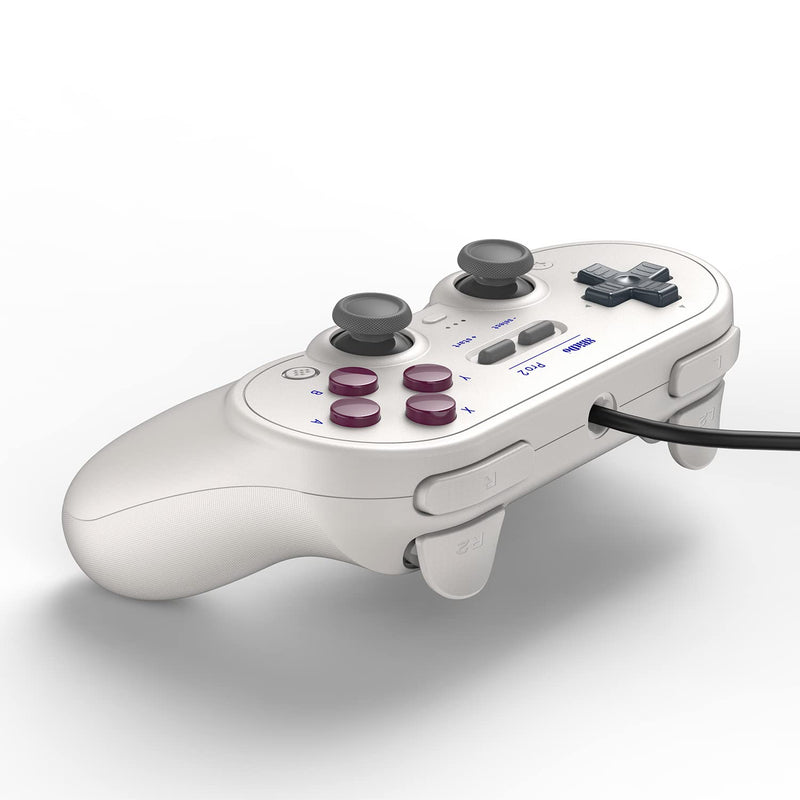 [Australia - AusPower] - 8BitDo Pro 2 Wired Controller for Switch, Windows, Android and Raspberry Pi (G Glassic Edition) G Classic Edition 
