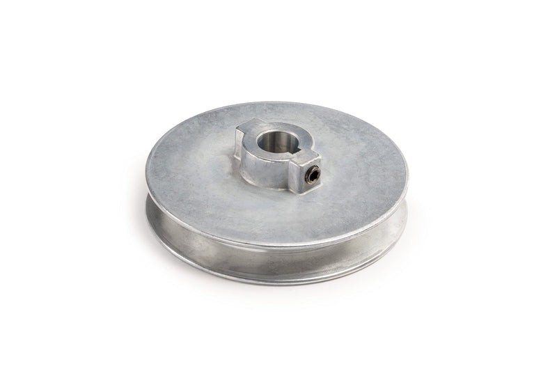 [Australia - AusPower] - Terre Products - V-Groove/V-Belt Drive Pulley, 4" Outside Diameter, 5/8 Bore, Die Cast, Z3A Zinc Alloy, Compatible Replacement for Chicago Die Cast 400A 