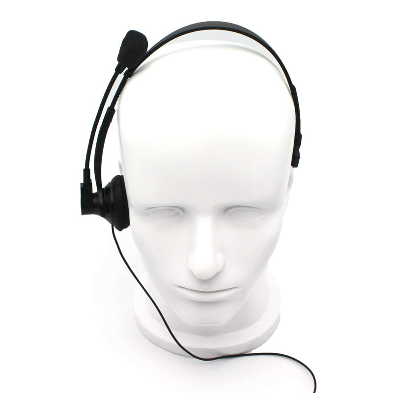 [Australia - AusPower] - GoodQbuy Over-Head Earpiece/Headset with Boom Mic &VOX for Motorola Radios Walkie Talkie RMM2050 GP300 CP200 PR400 CLS1110 2-pin 
