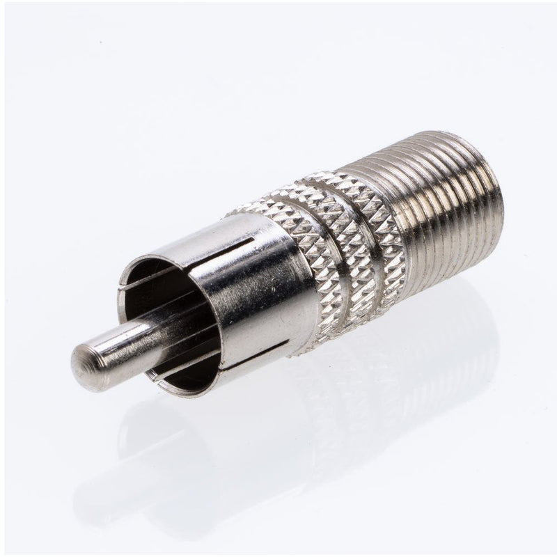 [Australia - AusPower] - Cctv4Less RCA Male to F Female Coax Adapter AV Coaxial Connector for Audio Video (10/20/30/50/100 Pack) (50) 50 