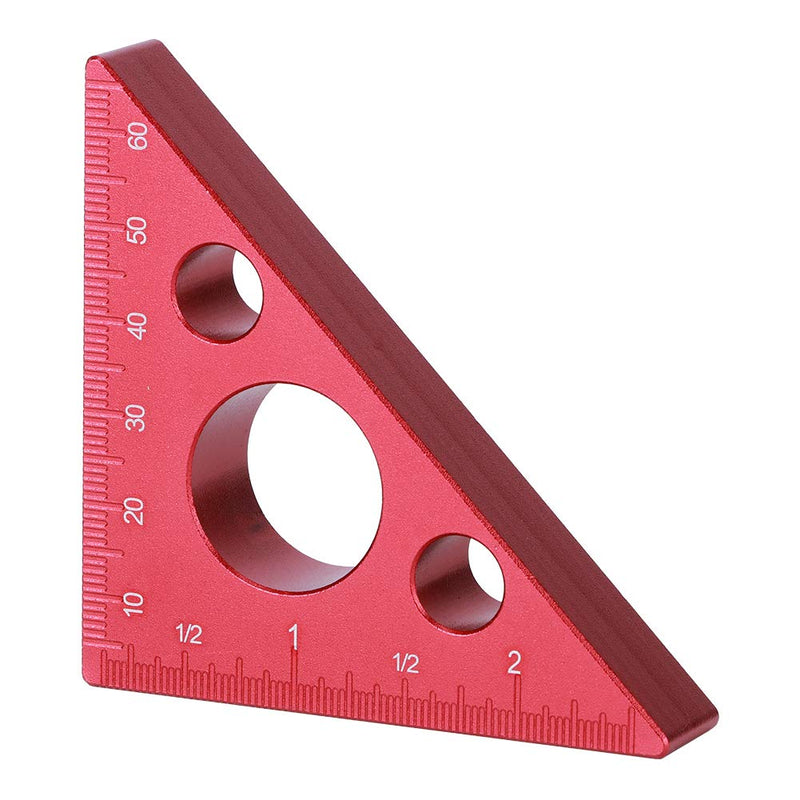 [Australia - AusPower] - Carpenter Ruler, Woodworking Tools Right Angle Ruler, Aluminum Alloy Woodworking Measuring Tool for Roofers Builders 