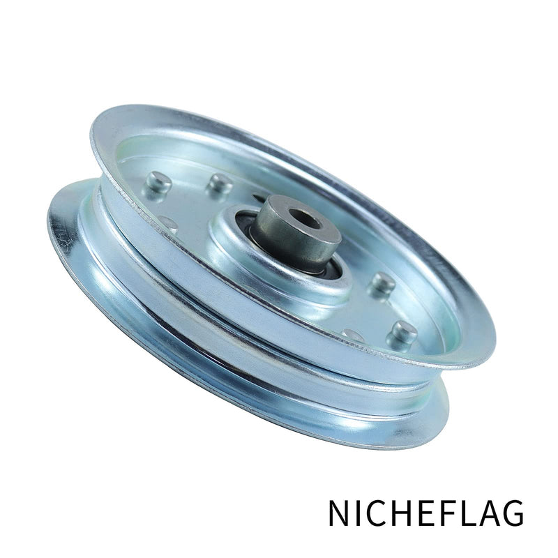 [Australia - AusPower] - NICHEFLAG 756-04129 Idler Pulley Replaces 753-08171, 756-04129B, 75604129B, 756-04129C, 956-04129, 956-04129B, 753-08068A, 753-08068, 78-065 (1) 