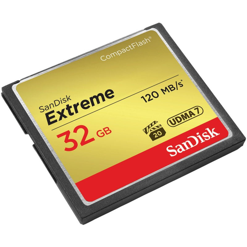[Australia - AusPower] - SanDisk Extreme 32GB Compact Flash Memory Card UDMA 7 Speed Up To 120MB/s SDCFXS-032G-A46 