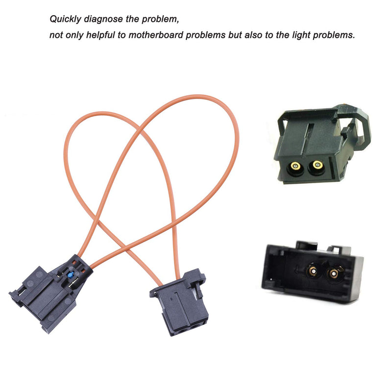 [Australia - AusPower] - Juerly Most Fiber Optic Optical Loop Bypass Female & Male Adapter Universal Connector for Radio and Audio Mercedes BMW VW Audi Porsche SOS FIX 