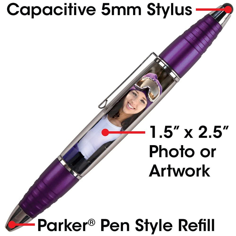 [Australia - AusPower] - Lime - PixStylus 2 in 1 Personalized Pen and Stylus Combo – DIY, Create your own custom stylus/pen – Just insert a photo or design your own insert at PersonalizeItYourself.com Lime 