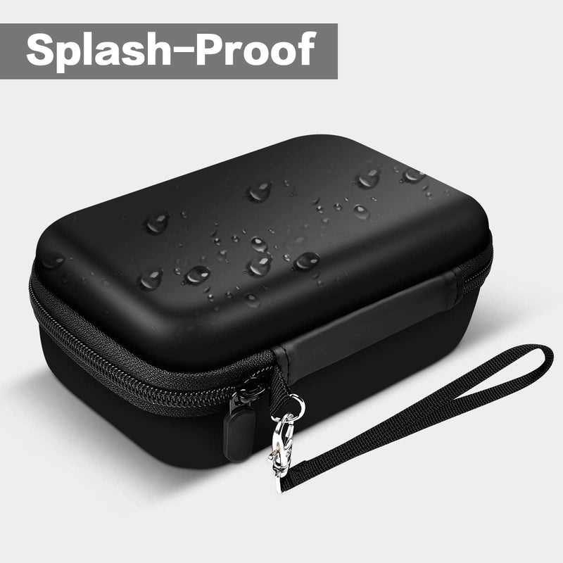 [Australia - AusPower] - USB Flash Drive Case SD Cards Thumb Drive Memory Card Holder SD SDXC SDHC Card Storage Bag Electronic Accessories Organizer for SanDisk/ for Samsung|Inland/ for PNY/ for Netac(Case Only) (Black) black 