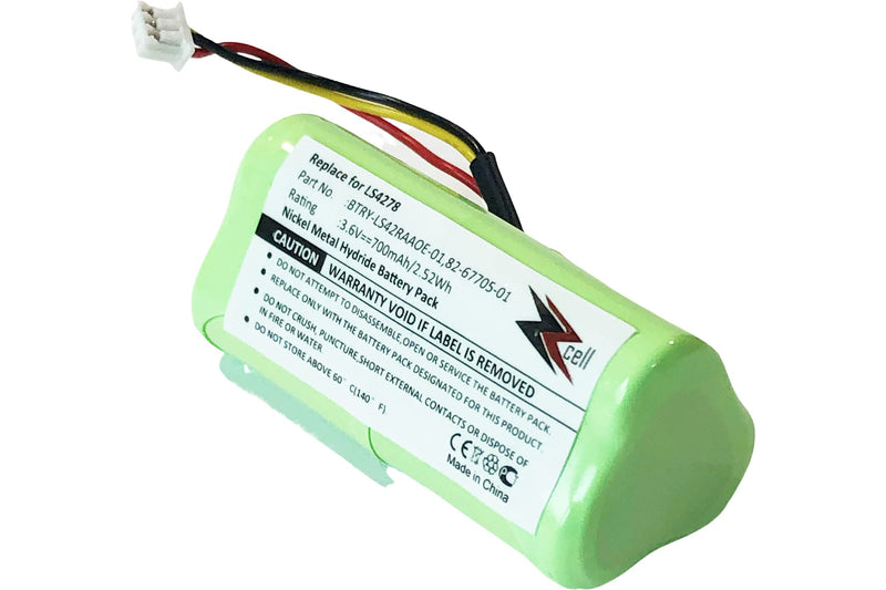 [Australia - AusPower] - 2-Pack ZZcell (TM) Bar Code Scanner Battery For Motorola Symbol LS4278 / BTRY-LS42RAAOE-01 