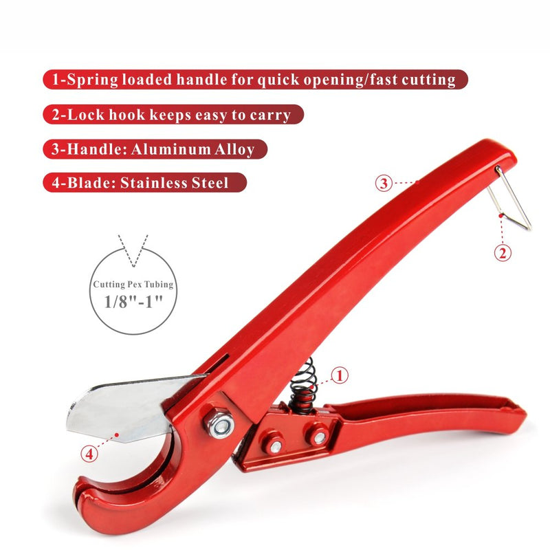 [Australia - AusPower] - IWISS PEX Pipe Cutters for Cutting 1/8"-1" PEX Tubings, NOT for PVC Pipes Original Version 