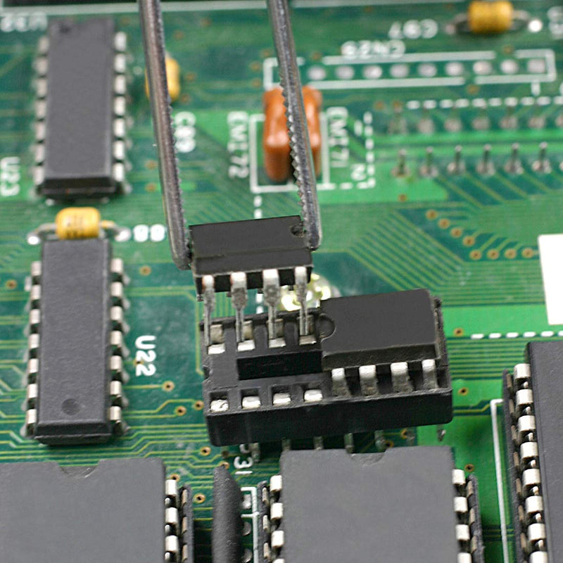 [Australia - AusPower] - uxcell 30pcs DIP IC Chip Socket Adaptor 2.54mm Pitch 7.6mm Row Pitch 2 Row 20 Flat Pins Soldering 