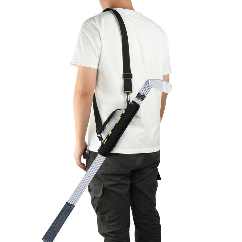 [Australia - AusPower] - Cosmos Portable Golf Club Bag Lightweight Travel Carrier Bag Ideal for Golf Course Driving Range Golf Gift Accessories for Men 