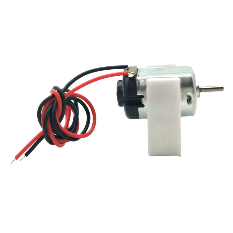 [Australia - AusPower] - EUDAX 15 Pcs Rectangular DC Motor Mini Electric Motor 1.5-3V 24000RPM with 9.8" Lead Wires with Motor Mounting Bracket Holder for DIY Toys 